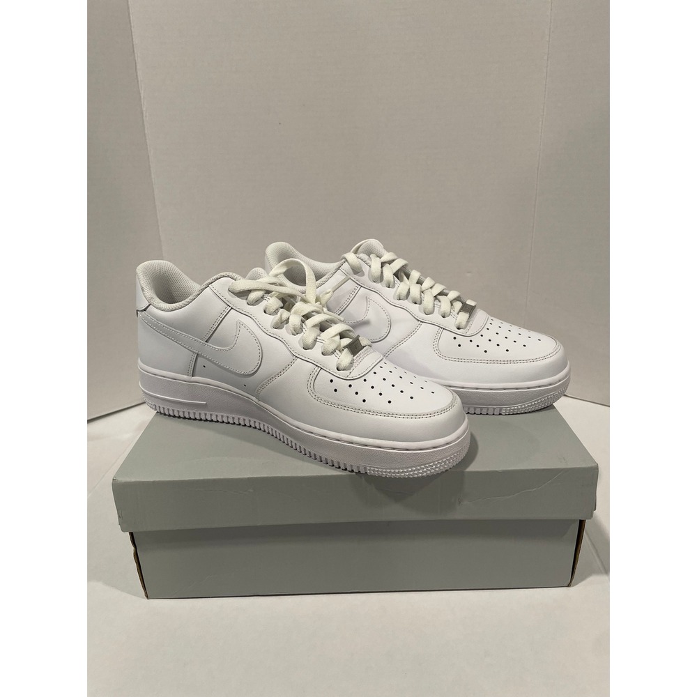 Nike Air Force 1 Low White Men's Sneakers Size 10 White